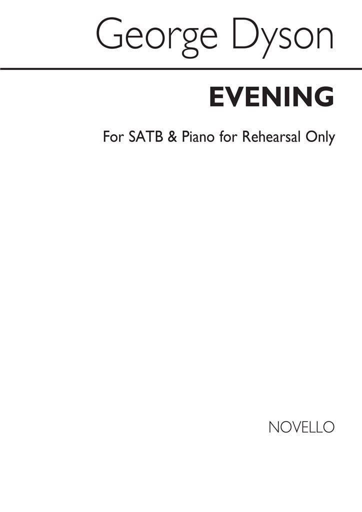 G Evening (For Rehearsal Only)
